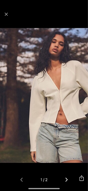 Zara slim fit hırka ceket