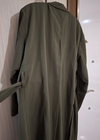 Kadın Uzun Salaş trençkot - Görsel 4