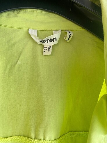 Koton koton oversize yeşil gomlek