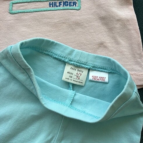 Tommy Hilfiger 3-6 Ay Tommy üst- zara alt takım