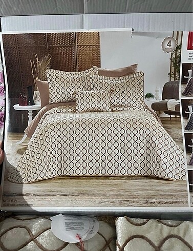 Karaca Brillance Çift Kişilik Yatak Örtüsü Seti