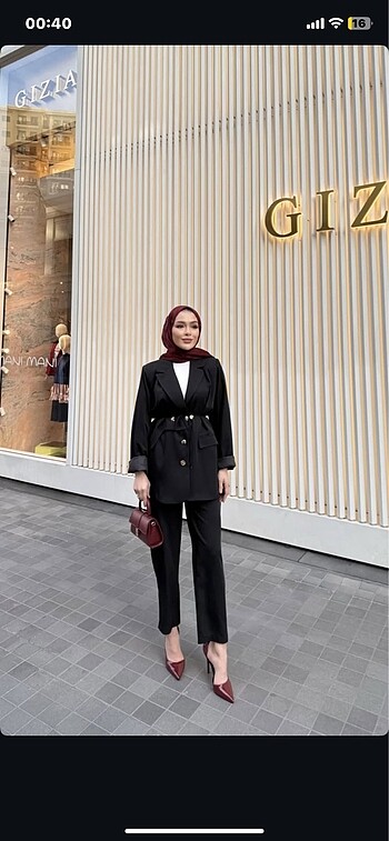 Blazer ceket takım
