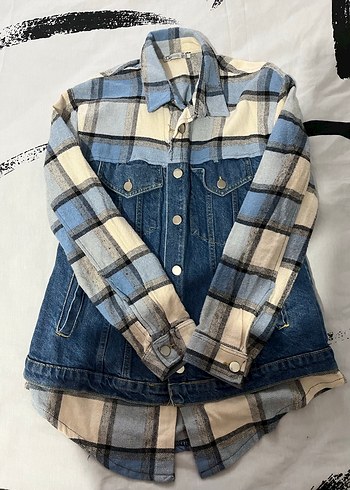 Düğmeli Kadın Kot Ceket - Görsel 2