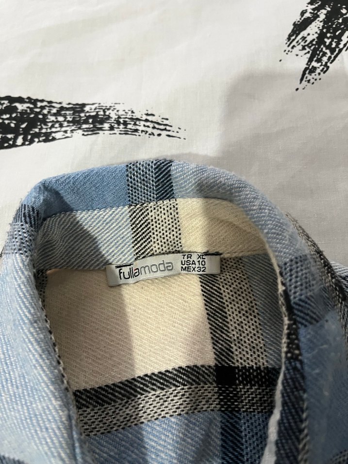 Düğmeli Kadın Kot Ceket - Görsel 5