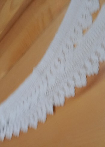 Beyaz El Örgüsü Bohem Dantel Şerit - Görsel 2