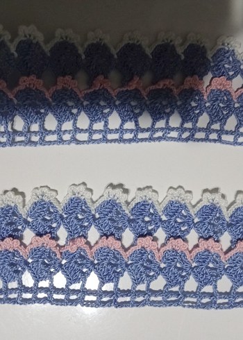 Bohem Tarzı Renkli El Örgüsü havlu kenarı - Görsel 2