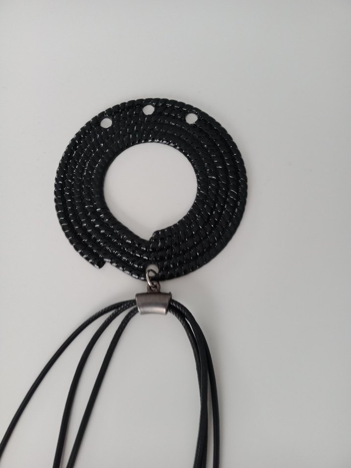 Yılan Desenli Kahverengi Uzun Kadın Kolye - Görsel 3