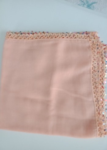 Renkli pul işlemeli tığ oyası Bohem Kadın tülbent - Görsel 3