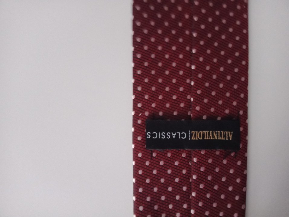 Bordo Erkek Kravat - Görsel 2