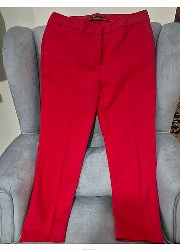 HERRY KIRMIZI KUMAŞ PANTOLON SIFIR AYARINDA - Görsel 6