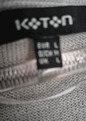 Gri Kadın Triko Uzun Kollu Bisiklet Yaka Kazak - Görsel 4