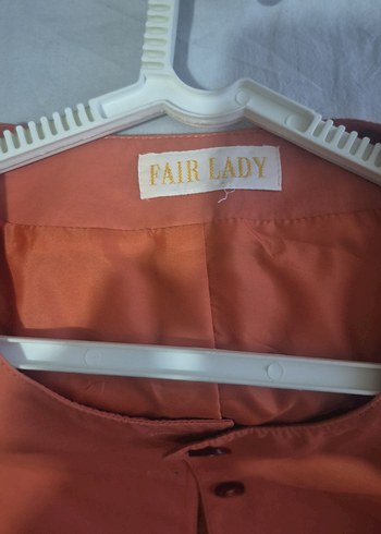 Düğmeli  Kavuniçi Ceket - Görsel 2