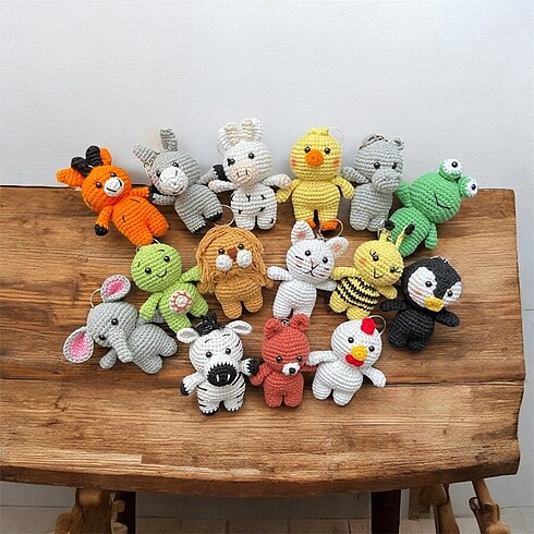 Amigurumi anahtarlık