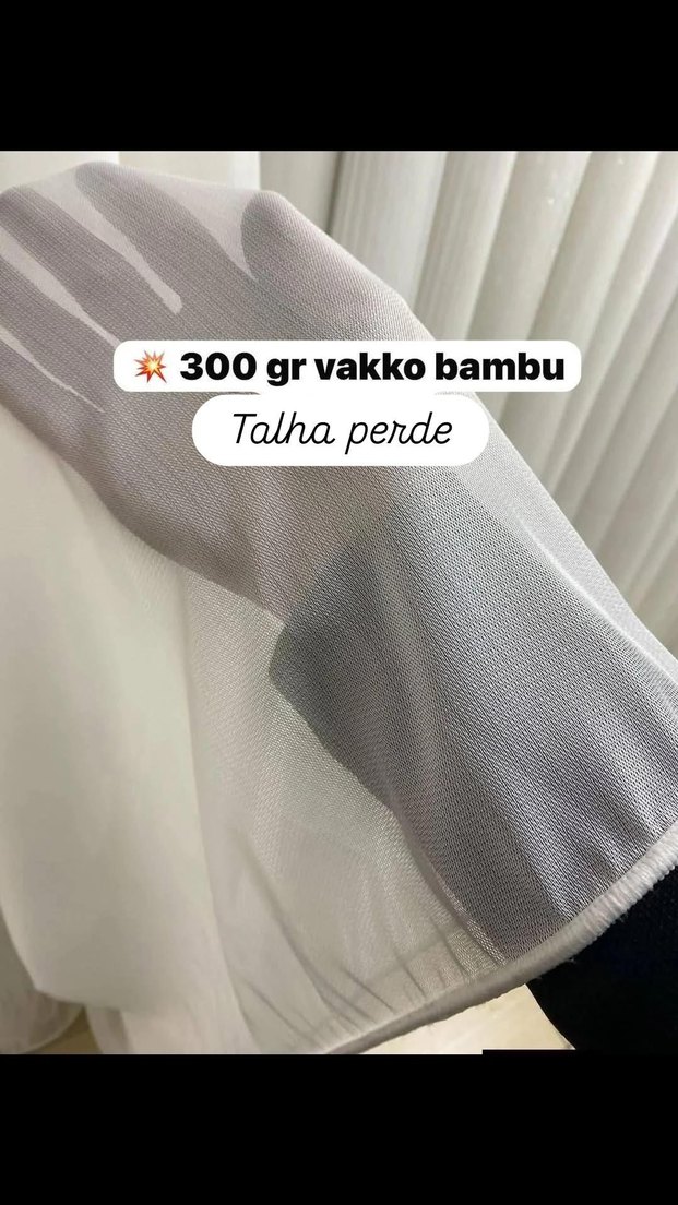 Beyaz Gri Baskılı Modern Perde - Görsel 4