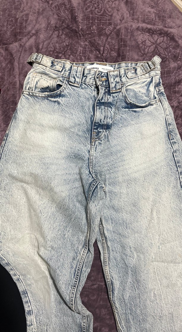 bershka bol kesim baggy açık kot - Görsel 2