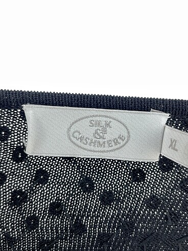 xl Beden siyah Renk Silk & Cashmere Bluz %70 İndirimli.