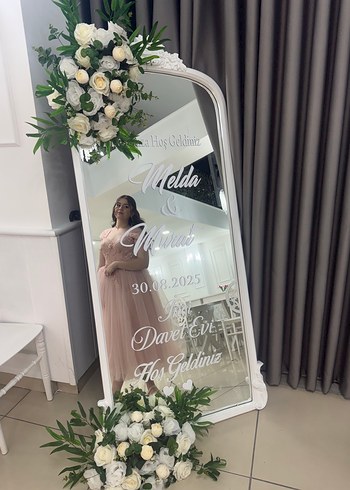 Diğer Dantel Detaylı Pudra Pembe Midi Elbise