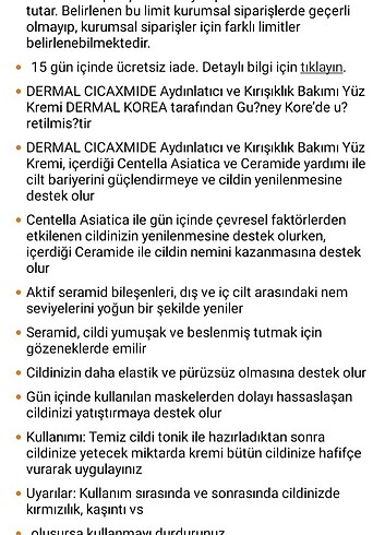  Beden BOTOKS ETKİLİ KREM