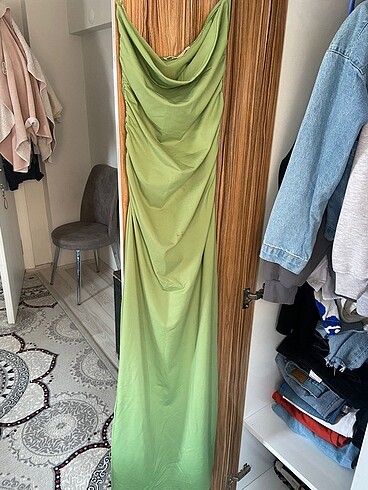 Pull and Bear Pull beşe uzun elbise