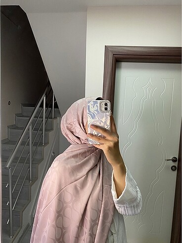 Pudra Sarmal İpeksi Jakar Şal