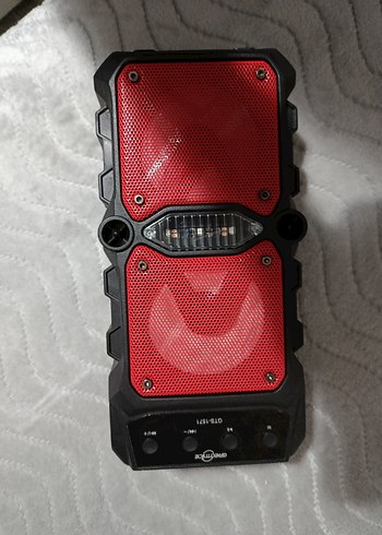 Kırmızı Renkli Bluetooth Hoparlör