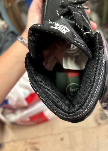 40 Beden siyah Renk Siyah Erkek Spor Ayakkabı Velcro Bantlı