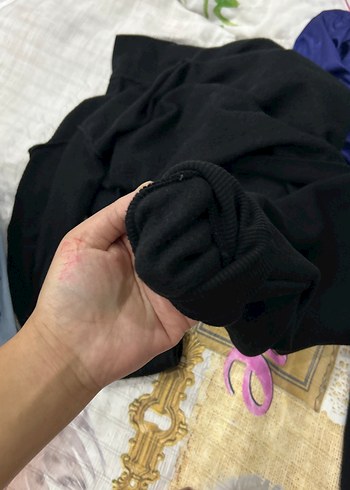 Trendyol & Milla Siyah Kadın Uzun Kollu Yüksek Yakalı Sweatshirt