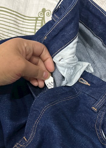 29 Beden lacivert Renk Kadın Lacivert Dar Kesim Denim Pantolon