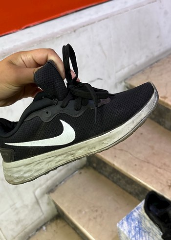 40 Beden siyah Renk Siyah Bağcıklı Blok Topuklu Kadın Spor Ayakkabı