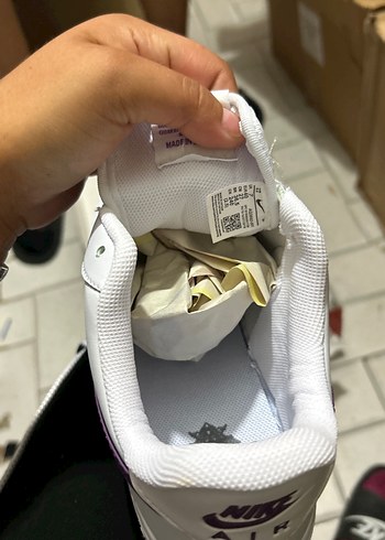 tek ebat Beden çeşitli Renk Nike Air Force 1 Çok Renkli Erkek Spor Ayakkabı yeni model sıfır