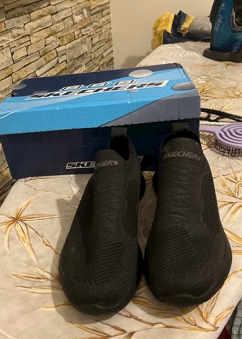 Skechers Skechers Siyah Dolgu Topuklu Spor Ayakkabı