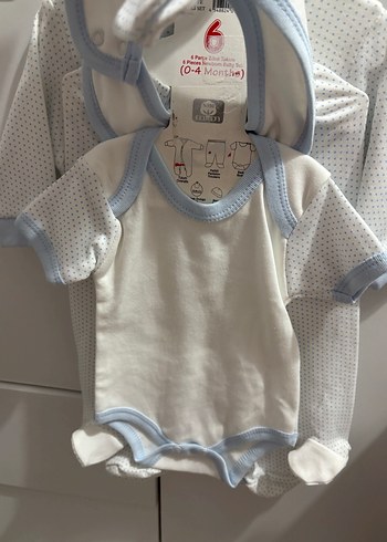 Acar Baby Beyaz Gri Erkek Bebek Takımı - Görsel 2