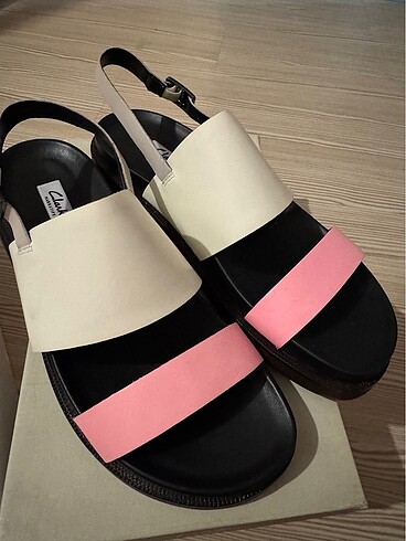38 Beden beyaz Renk clarks sandalet