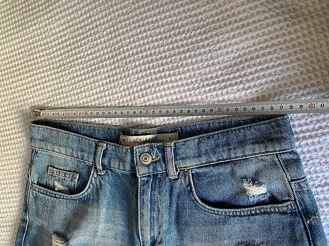 Kadın Kot Şort - Görsel 8