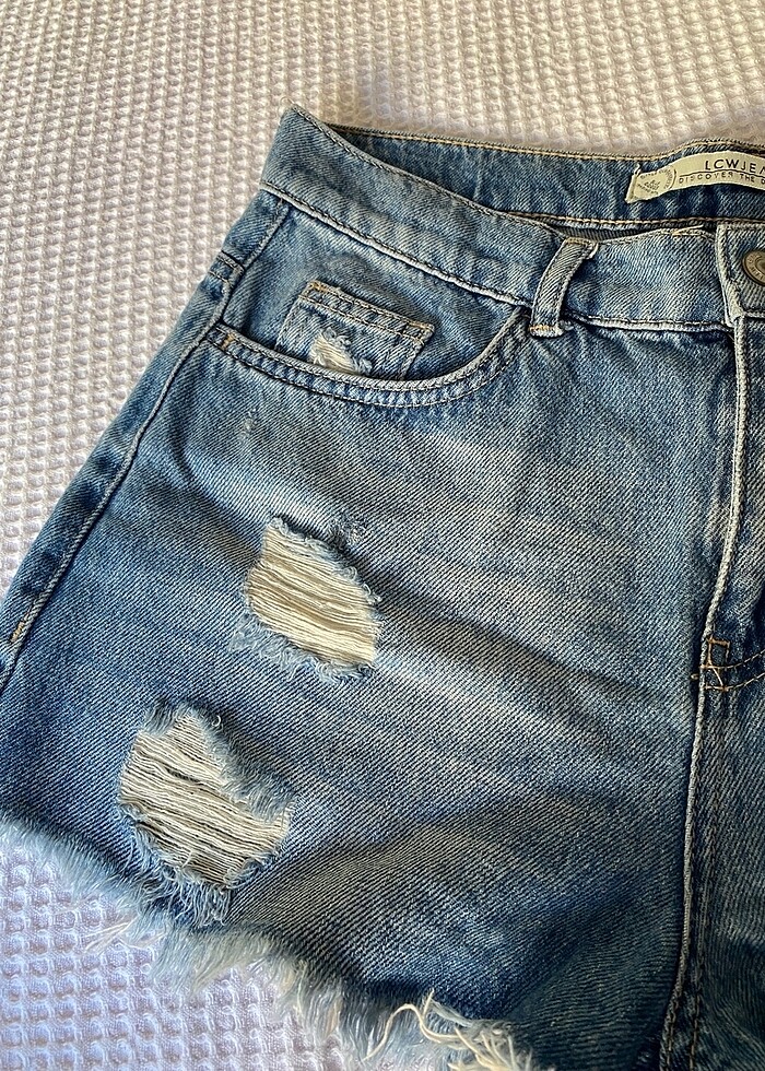 Kadın Kot Şort - Görsel 5