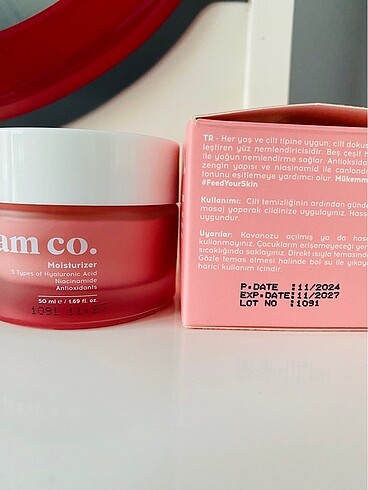 Diğer Cream Co Nemlendirici