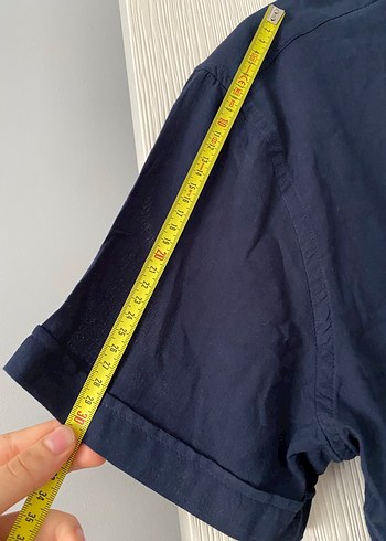 Avva Kısa Kollu Keten Erkek Gömlek - Görsel 7