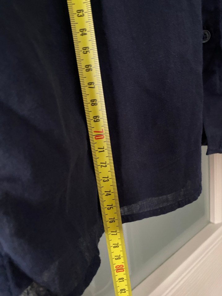 Avva Kısa Kollu Keten Erkek Gömlek - Görsel 5