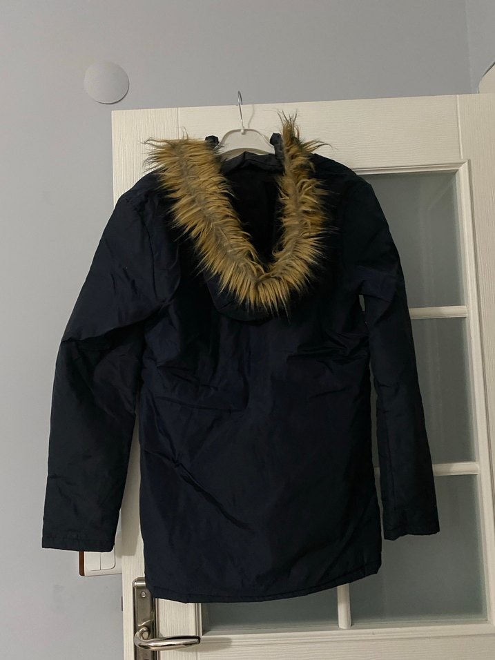 Erkek Lacivert Mont - Görsel 3