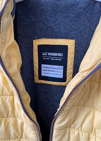 Kapüşonlu Sarı Erkek Çocuk Mont - Görsel 3