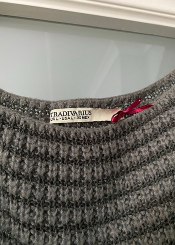 Stradivarius Kayık Yaka Kazak - Görsel 3