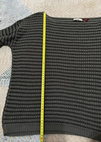 Stradivarius Kayık Yaka Kazak - Görsel 4