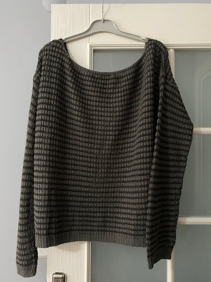 Stradivarius Kayık Yaka Kazak - Görsel 2