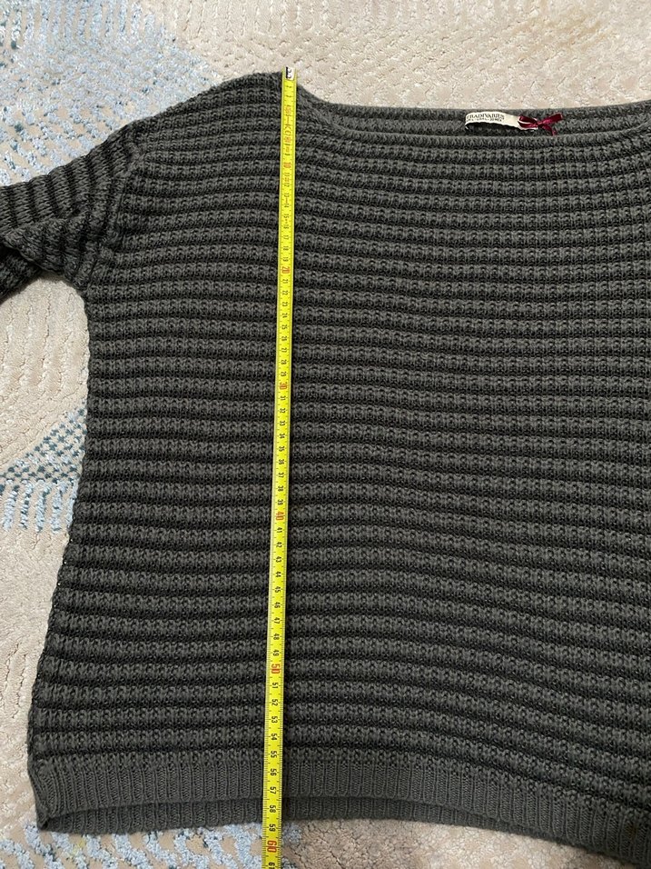 Stradivarius Kayık Yaka Kazak - Görsel 4