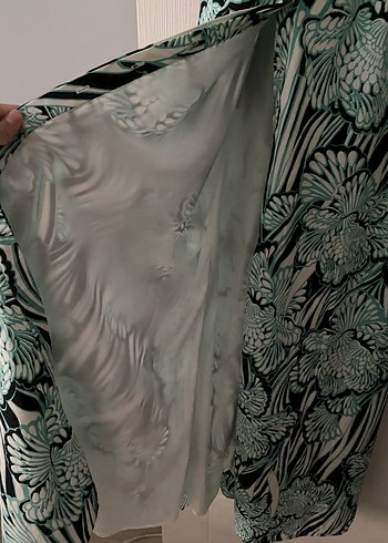 Bohem Turkuaz Uzun Elbise - Görsel 6