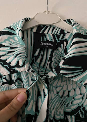 Bohem Turkuaz Uzun Elbise - Görsel 4