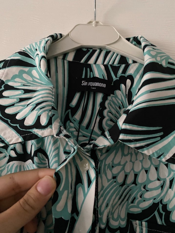 Bohem Turkuaz Uzun Elbise - Görsel 4