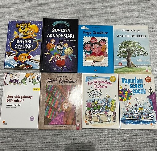 8 Adet Hikaye Kitabı