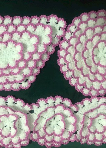 Pembe Fırfırlı banyo lifi - Görsel 2