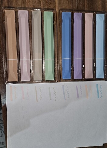  Beden Renk 8'Lİ MARKER GRADUAL PASTEL KALEM SET